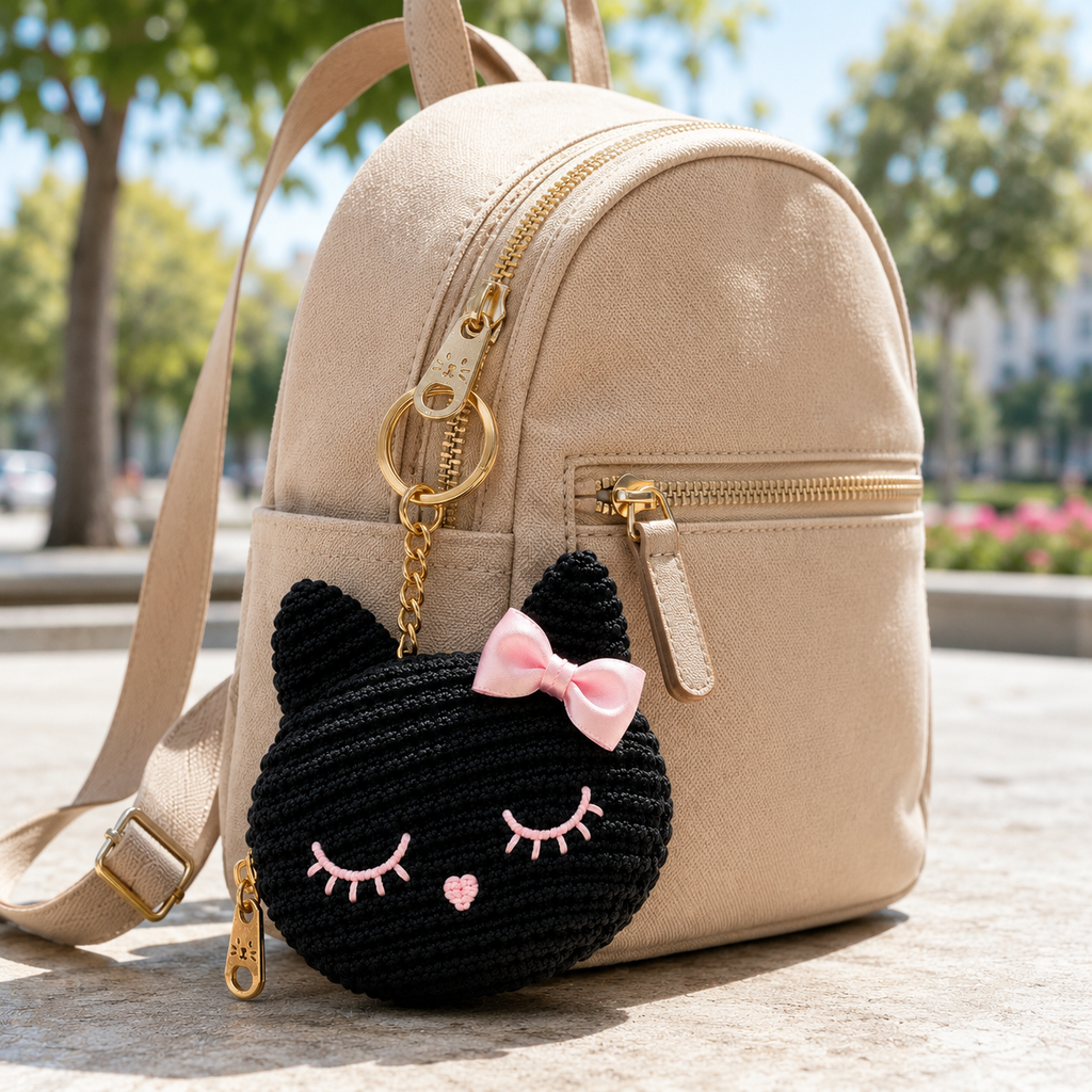 Sleepy Kitty AirPods Case Crochet Pattern PDF | Cat Earbud Case Pattern | Crochet AirPods Pouch | Digital Download