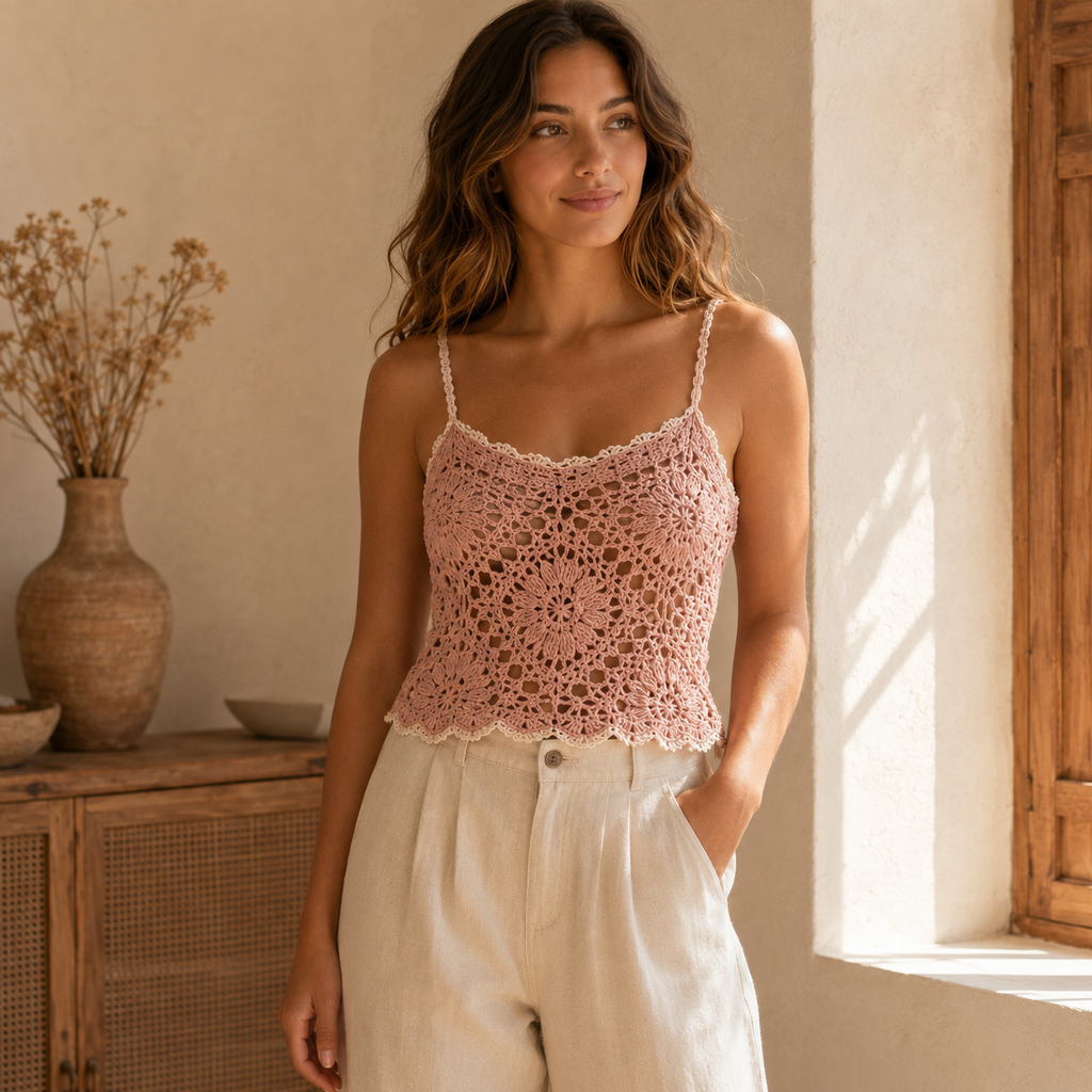 Crochet Top Patterns PDF Bundle | 5 Summer Crochet Tops for Women | Digital Download