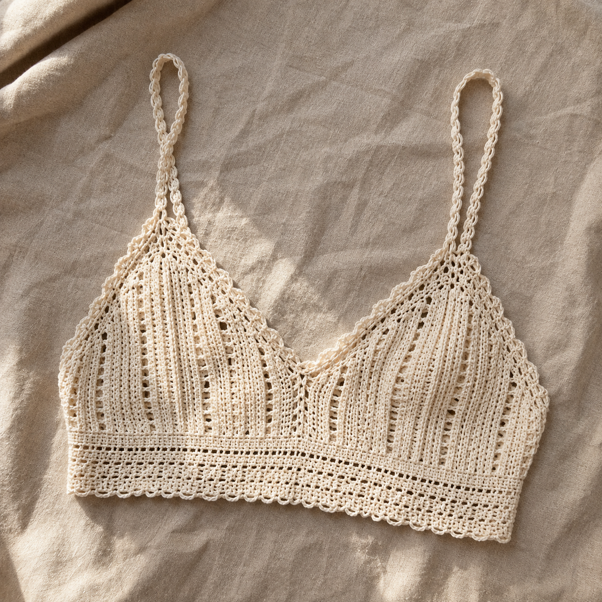 Crochet Bralette Pattern PDF | Lace Crochet Top Pattern for Women | Digital Download