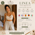Crochet Bralette Pattern PDF | Lace Crochet Top Pattern for Women | Digital Download