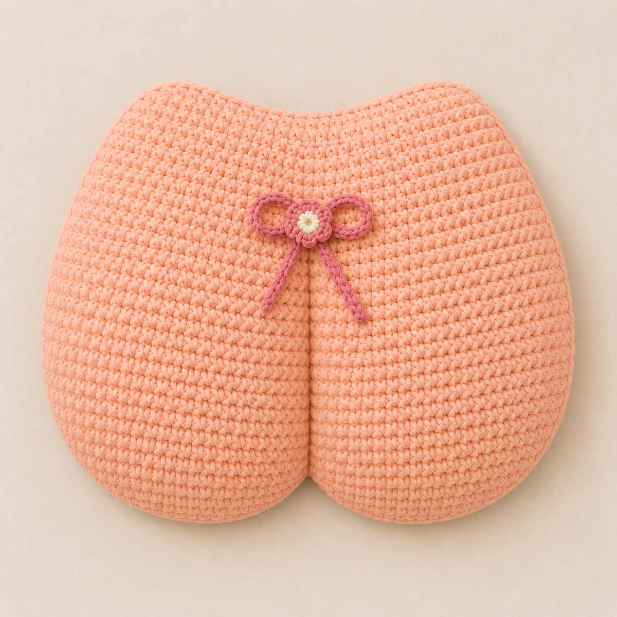 Crochet Butt Cushion Pattern, Funny Crochet Pillow Pattern, Crochet Seat Cushion PDF, DIY Chair Cushion, Digital Download