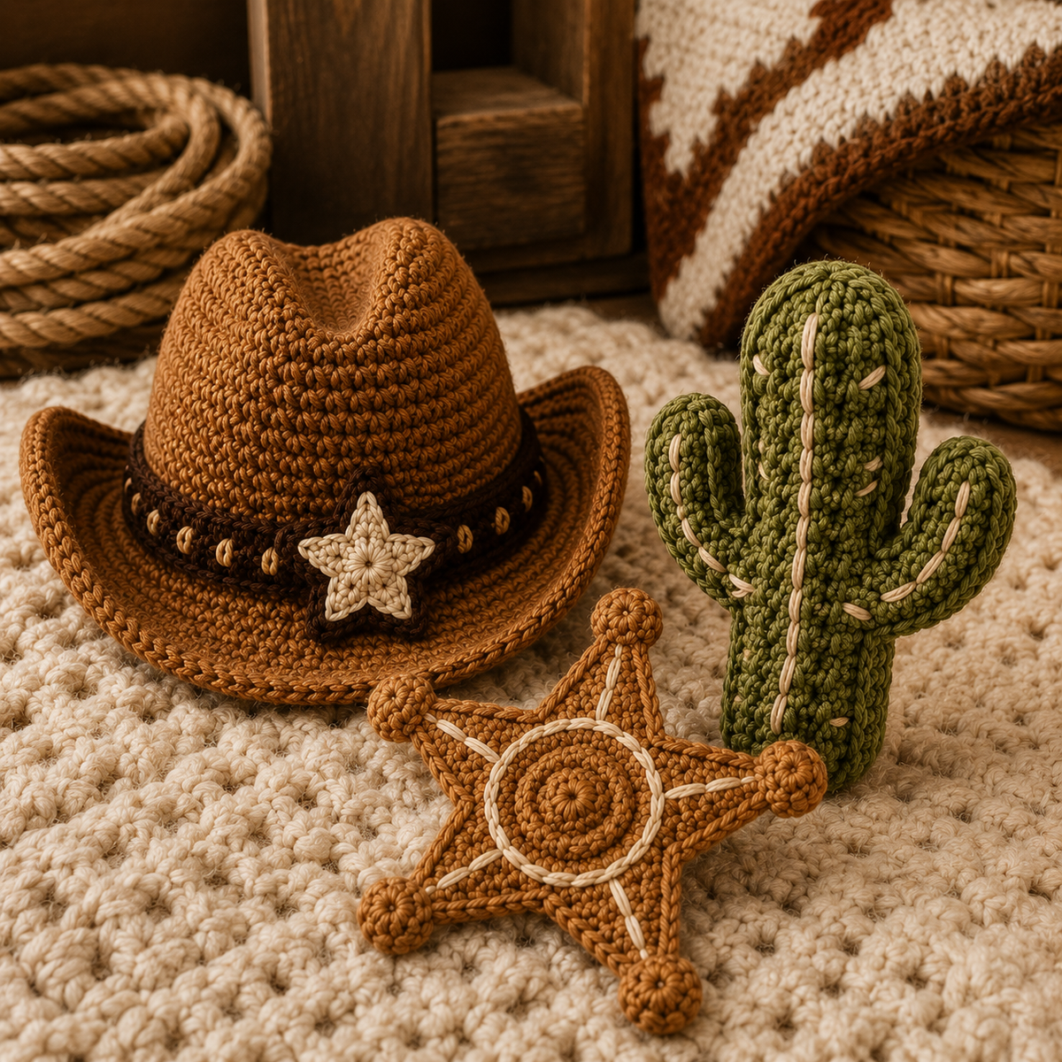 Cowboy Baby Booties Crochet Pattern PDF, Western Baby Boots
