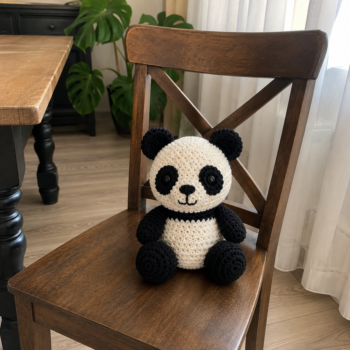 Panda Amigurumi Crochet Pattern PDF, Crochet Panda Pattern, Panda Bear Crochet Toy, Amigurumi Animal Pattern, Easy Crochet PDF, Digital Download