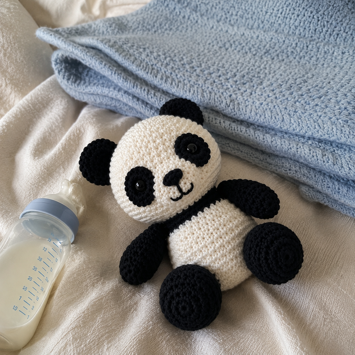Panda Amigurumi Crochet Pattern PDF, Crochet Panda Pattern, Panda Bear Crochet Toy, Amigurumi Animal Pattern, Easy Crochet PDF, Digital Download