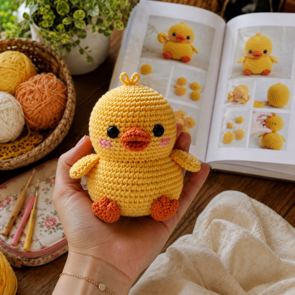 Cute Duck Amigurumi Crochet Pattern PDF | Easy Duck Crochet Pattern | Digital Download