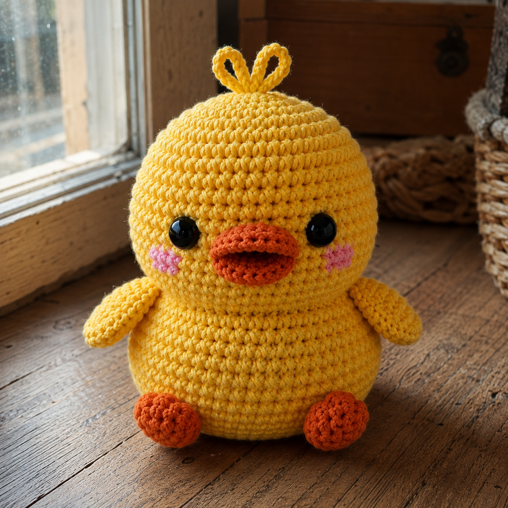 Cute Duck Amigurumi Crochet Pattern PDF | Easy Duck Crochet Pattern | Digital Download