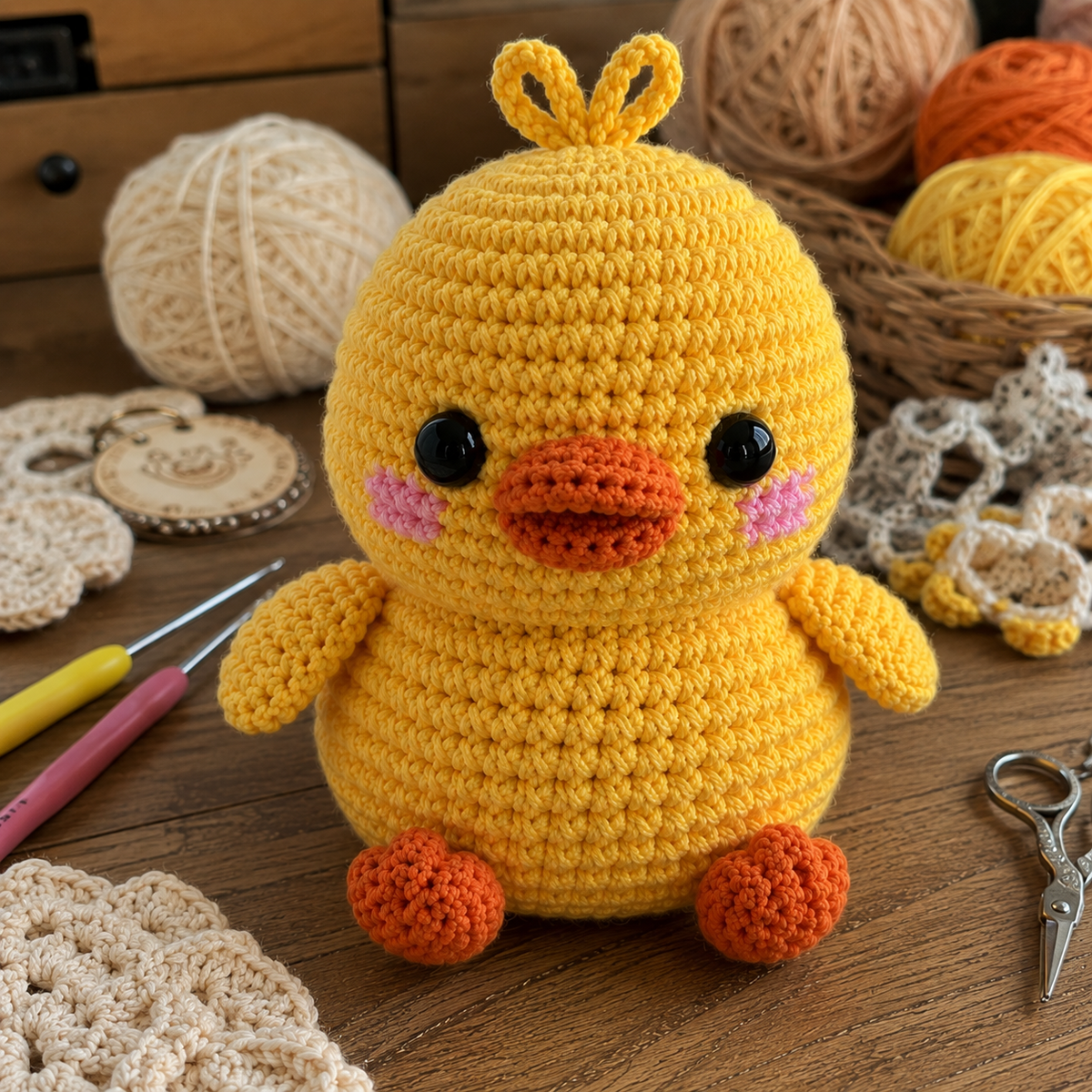 Cute Duck Amigurumi Crochet Pattern PDF | Easy Duck Crochet Pattern | Digital Download