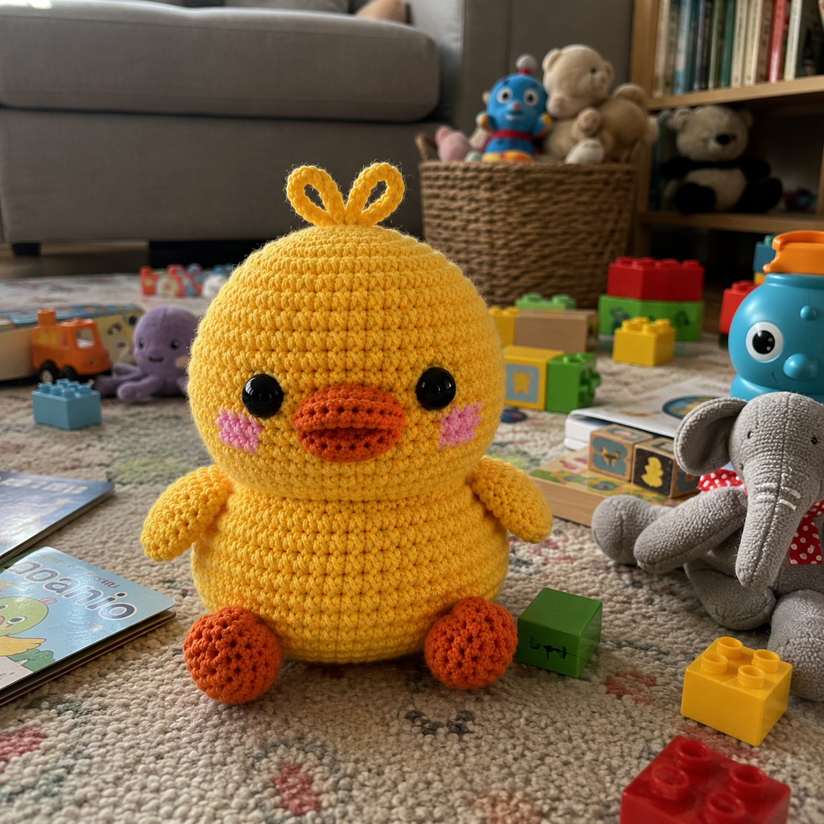 Cute Duck Amigurumi Crochet Pattern PDF | Easy Duck Crochet Pattern | Digital Download