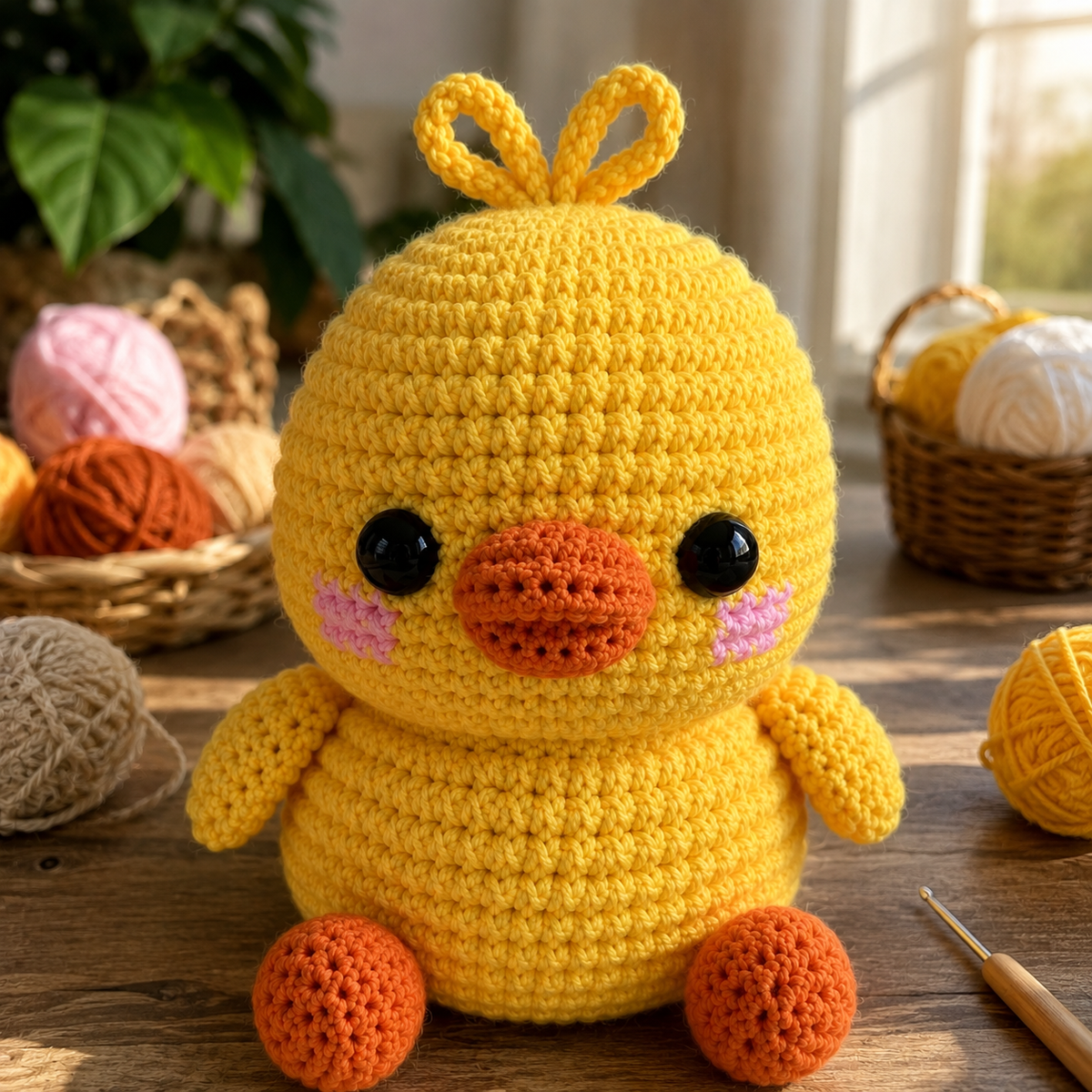 Cute Duck Amigurumi Crochet Pattern PDF | Easy Duck Crochet Pattern | Digital Download