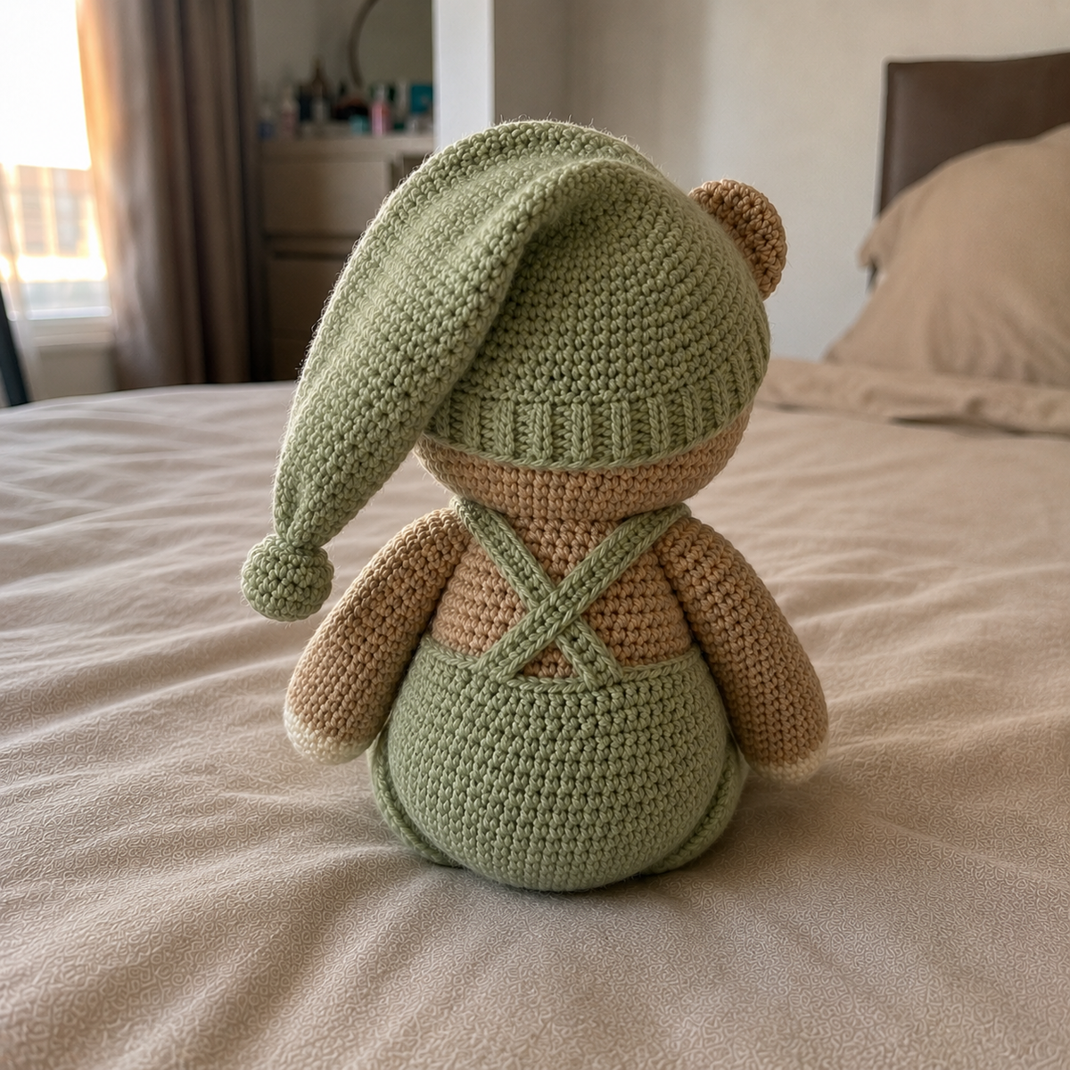 Sleepy Bear Amigurumi Crochet Pattern PDF, Teddy Bear Crochet Pattern, Crochet Bear Doll, Amigurumi Bear Pattern, Beginner Crochet PDF