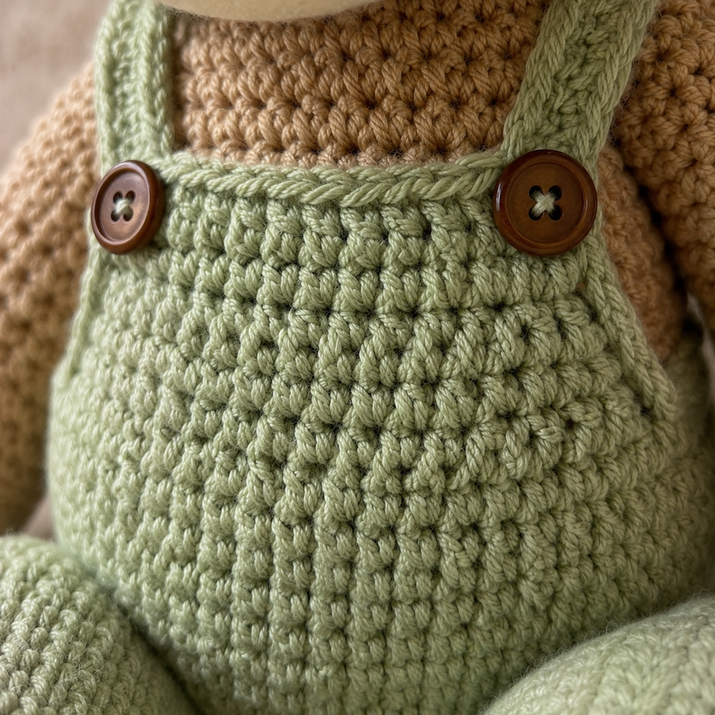 Sleepy Bear Amigurumi Crochet Pattern PDF, Teddy Bear Crochet Pattern, Crochet Bear Doll, Amigurumi Bear Pattern, Beginner Crochet PDF