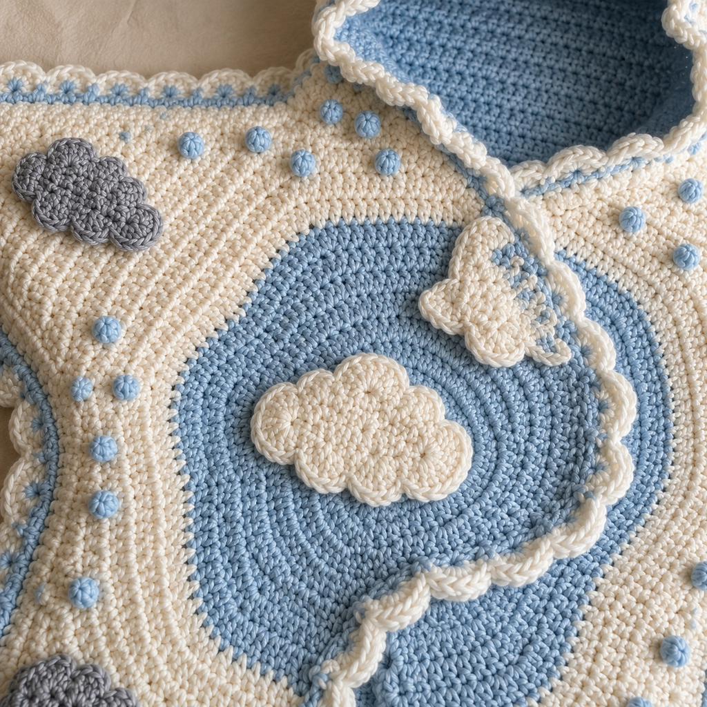 Star Baby Cocoon Crochet Pattern PDF | Hooded Star Baby Blanket | Newborn Crochet Pattern | Baby Shower Gift | Instant Download