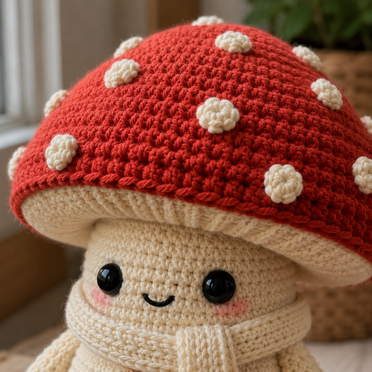Mushroom Crochet Pattern PDF | Cute Mushroom Amigurumi Pattern | Crochet Mushroom Doll | Kawaii Crochet Pattern | Instant Download