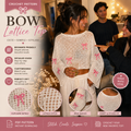 Bow Crochet Top Pattern, Lattice Mesh Sweater PDF, Crochet Crop Top, Women Crochet Shirt, Bow Top Pattern, Summer Crochet Pattern