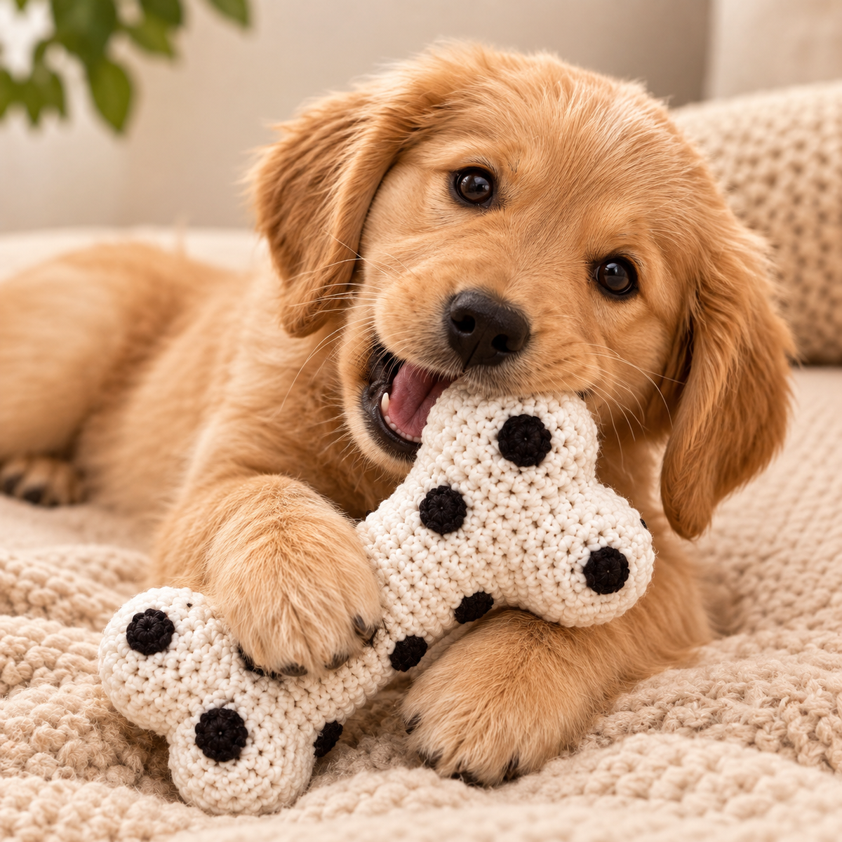 Crochet Dog Bone Pattern, Crochet Dog Toy Pattern, Dog Bone Crochet Pattern, DIY Pet Toy, Crochet Pet Toy PDF, Dog Lover Gift, Instant Download