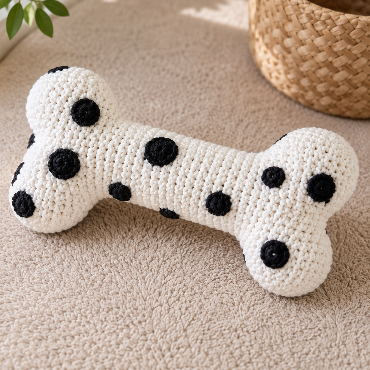 Crochet Dog Bone Pattern, Crochet Dog Toy Pattern, Dog Bone Crochet Pattern, DIY Pet Toy, Crochet Pet Toy PDF, Dog Lover Gift, Instant Download