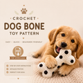 Crochet Dog Bone Pattern, Crochet Dog Toy Pattern, Dog Bone Crochet Pattern, DIY Pet Toy, Crochet Pet Toy PDF, Dog Lover Gift, Instant Download