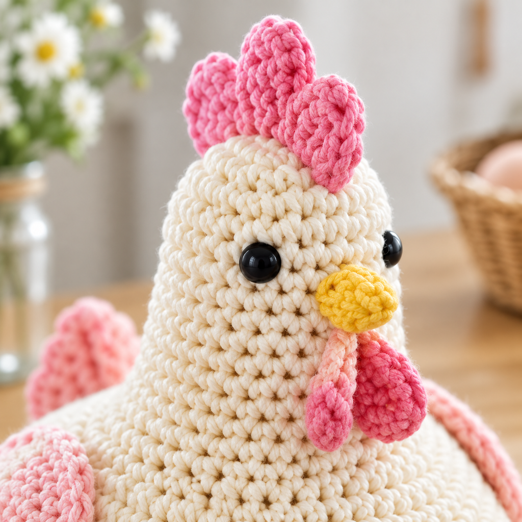 Crochet Chicken Egg Holder Pattern | Egg Basket PDF