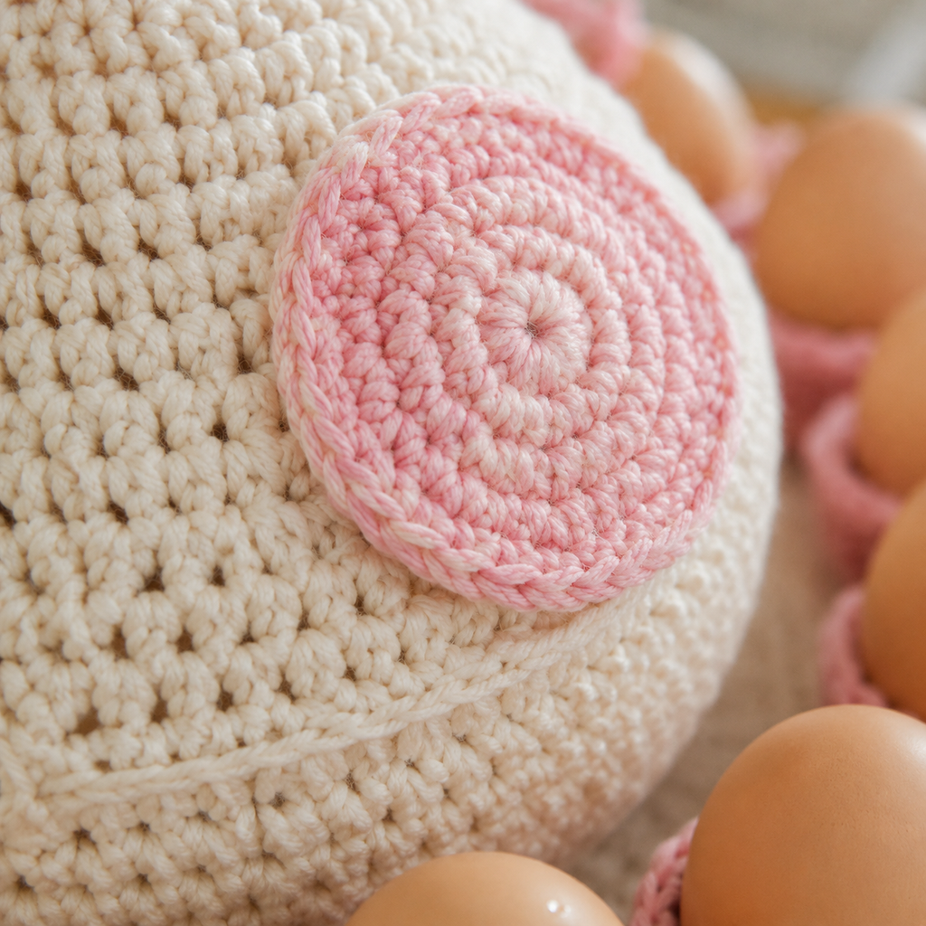 Crochet Chicken Egg Holder Pattern | Egg Basket PDF