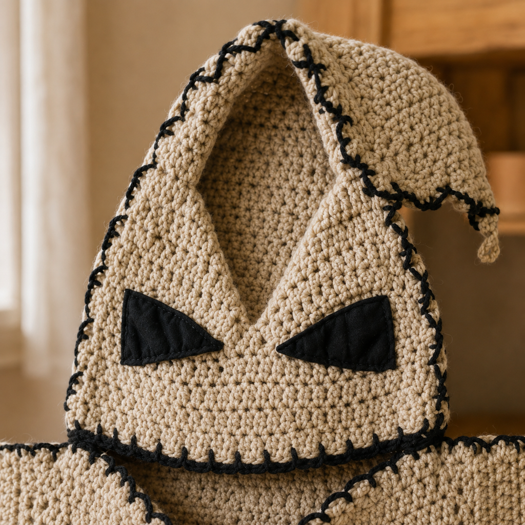 Halloween Ghost Robe Crochet Pattern PDF | Spooky Ghost Costume | DIY Halloween Crochet Pattern | Instant Digital Download