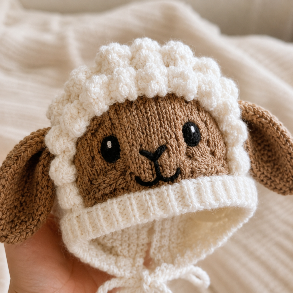 Lamb Baby Crochet Pattern PDF | Sheep Baby Romper & Hat Pattern | Newborn Crochet Outfit | Baby Costume | Baby Shower Gift