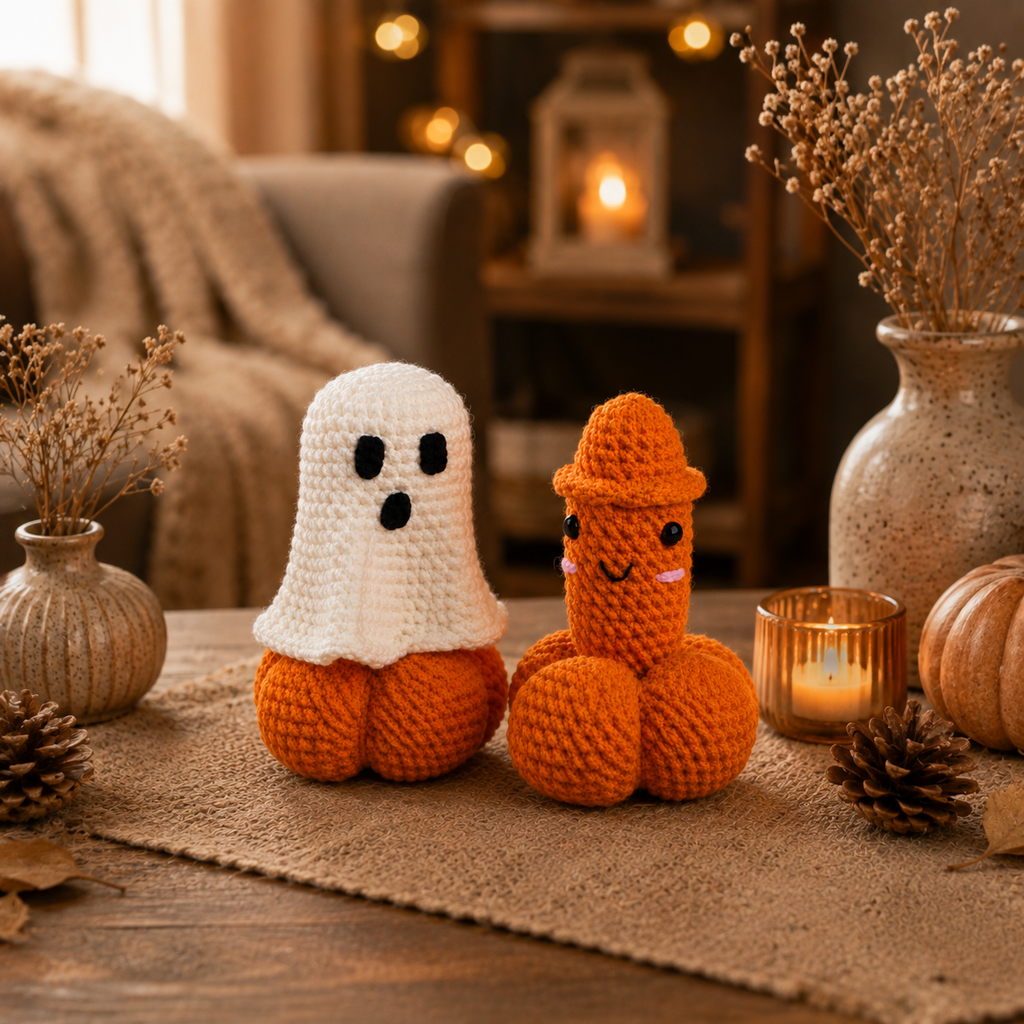 Halloween Crochet Pattern PDF – Ghost & Witch Amigurumi Duo, Spooky Crochet Pattern, Instant Download