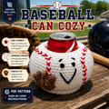 Baseball Can Cozy Crochet Pattern – Easy PDF Digital Download