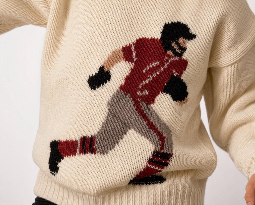 Sports Jacket Crochet Pattern PDF | Football Hockey Rugby Sweater Pattern | Digital Download