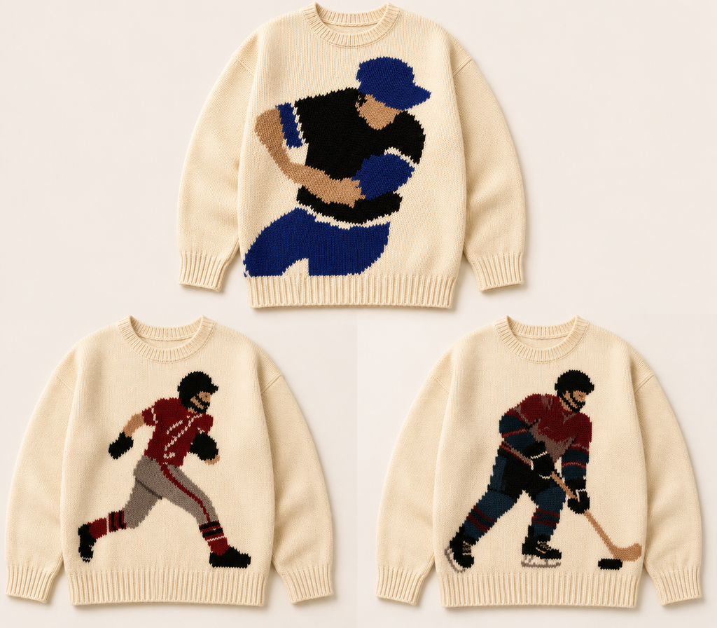 Sports Jacket Crochet Pattern PDF | Football Hockey Rugby Sweater Pattern | Digital Download
