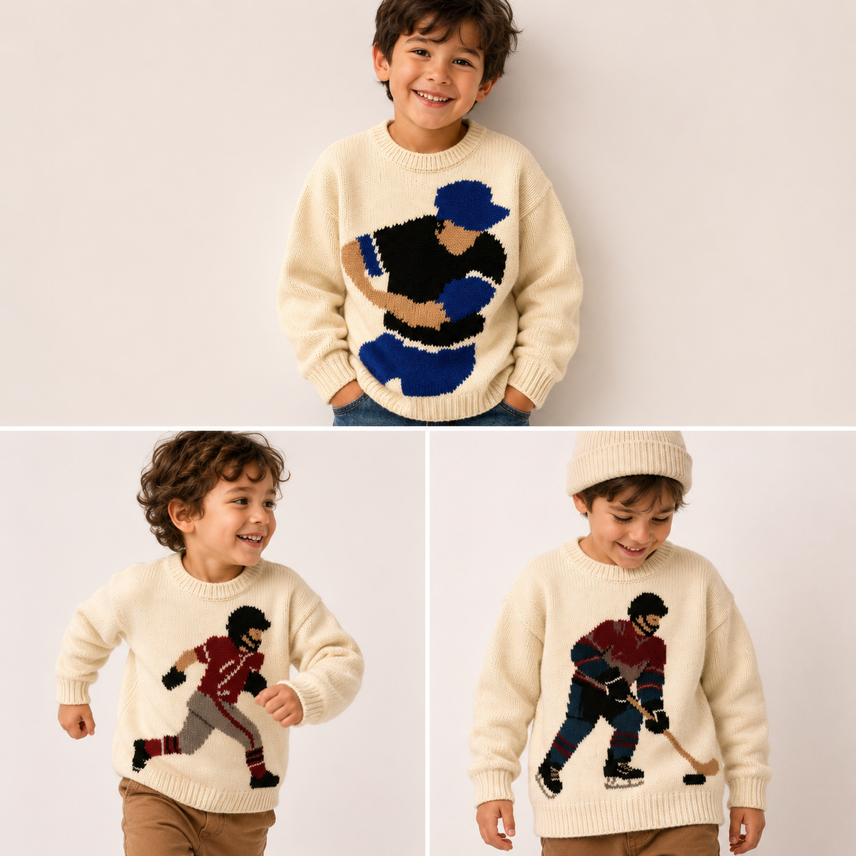 Sports Jacket Crochet Pattern PDF | Football Hockey Rugby Sweater Pattern | Digital Download