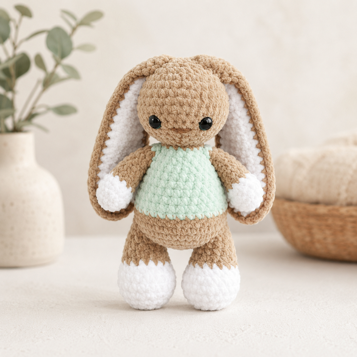 Bunny Crochet Pattern PDF | Cute Rabbit Amigurumi Pattern | Digital Download