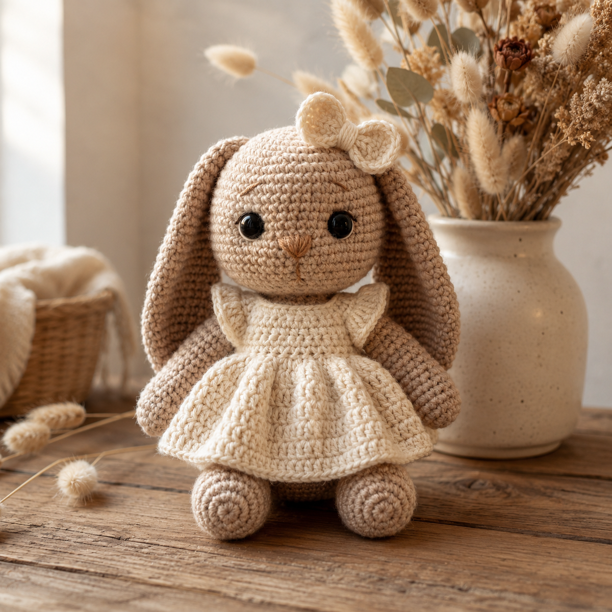 Cute Bunny Crochet Pattern PDF | Rabbit Amigurumi Crochet Pattern | Digital Download