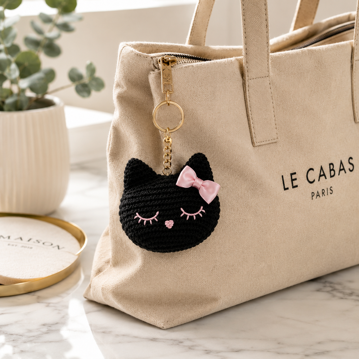 Sleepy Kitty AirPods Case Crochet Pattern PDF | Cat Earbud Case Pattern | Crochet AirPods Pouch | Digital Download