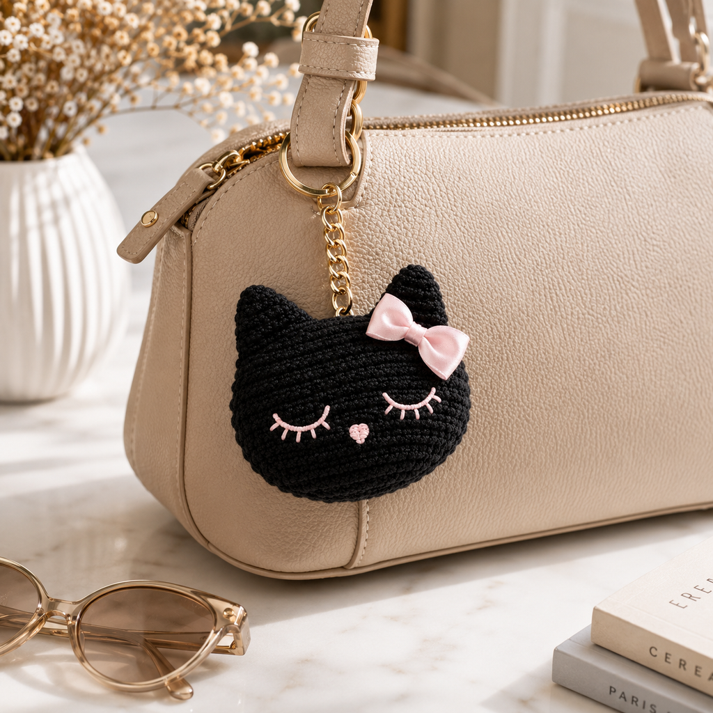 Sleepy Kitty AirPods Case Crochet Pattern PDF | Cat Earbud Case Pattern | Crochet AirPods Pouch | Digital Download