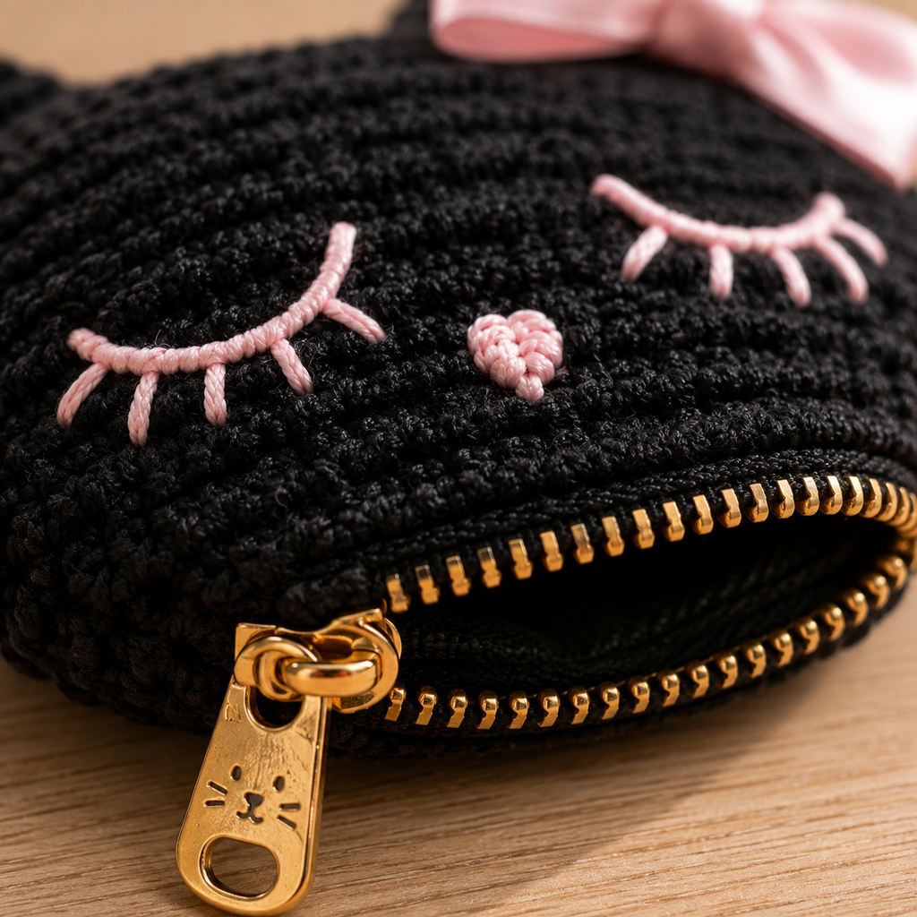 Sleepy Kitty AirPods Case Crochet Pattern PDF | Cat Earbud Case Pattern | Crochet AirPods Pouch | Digital Download