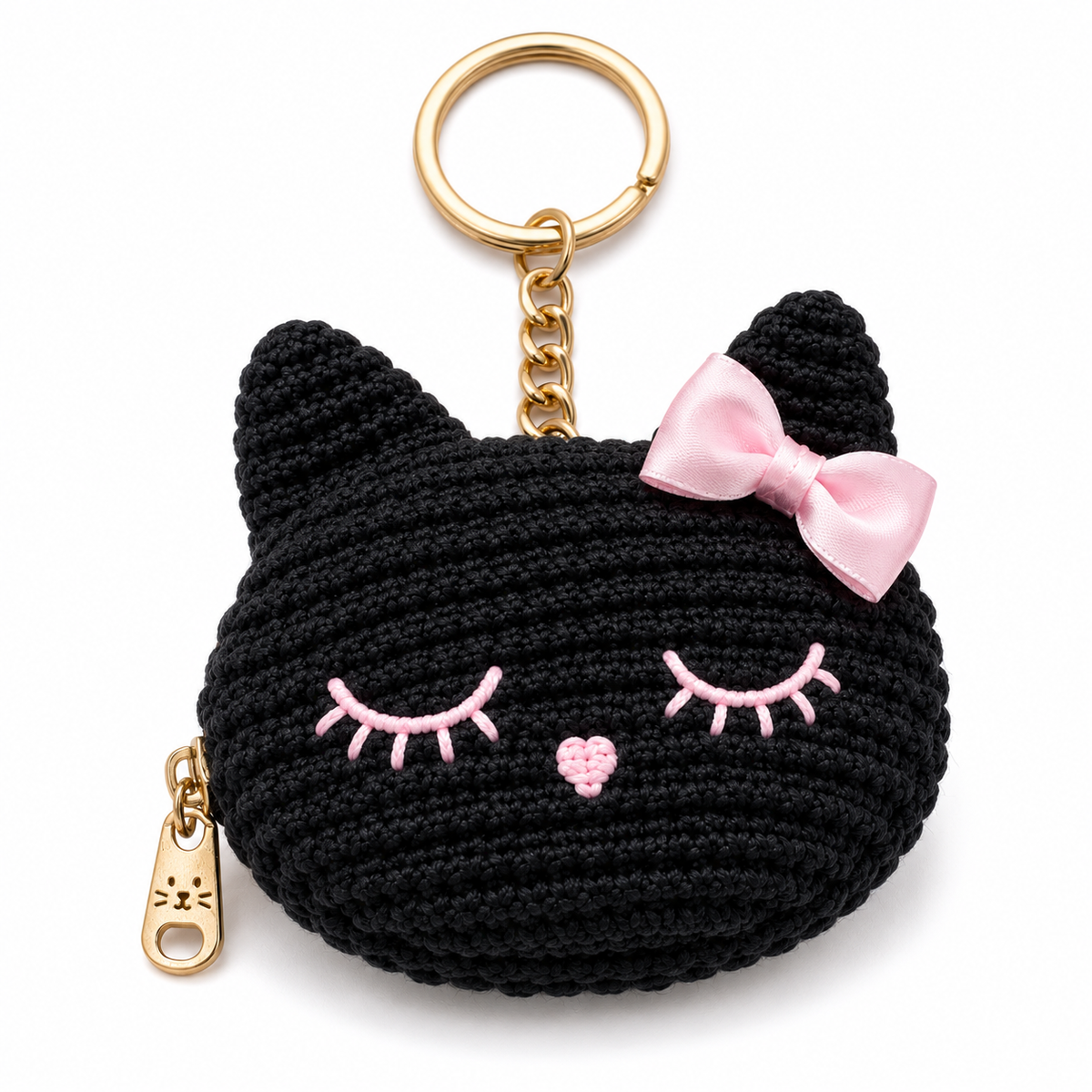 Sleepy Kitty AirPods Case Crochet Pattern PDF | Cat Earbud Case Pattern | Crochet AirPods Pouch | Digital Download