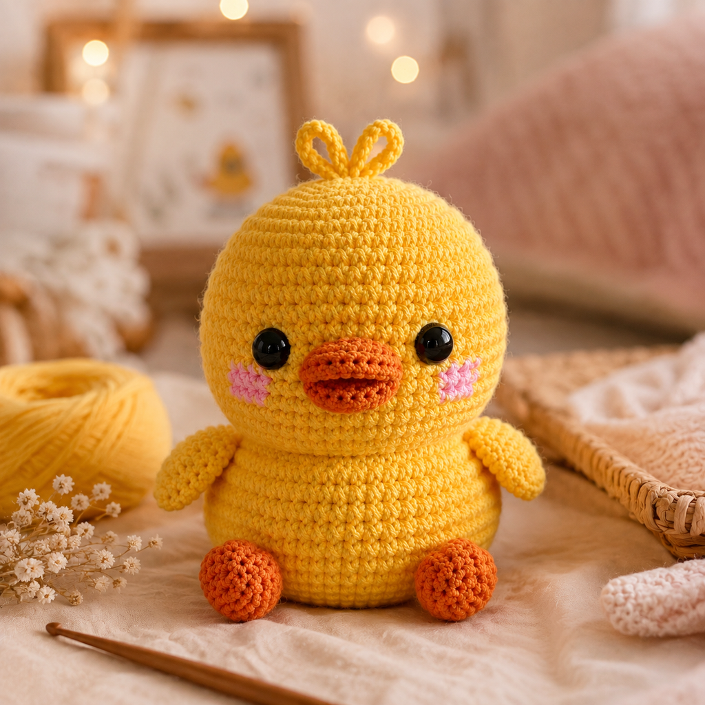 Cute Duck Amigurumi Crochet Pattern PDF | Easy Duck Crochet Pattern | Digital Download