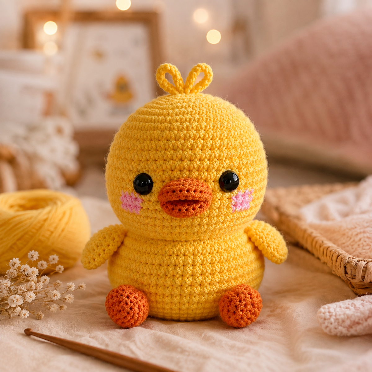 Cute Duck Amigurumi Crochet Pattern PDF | Easy Duck Crochet Pattern | Digital Download