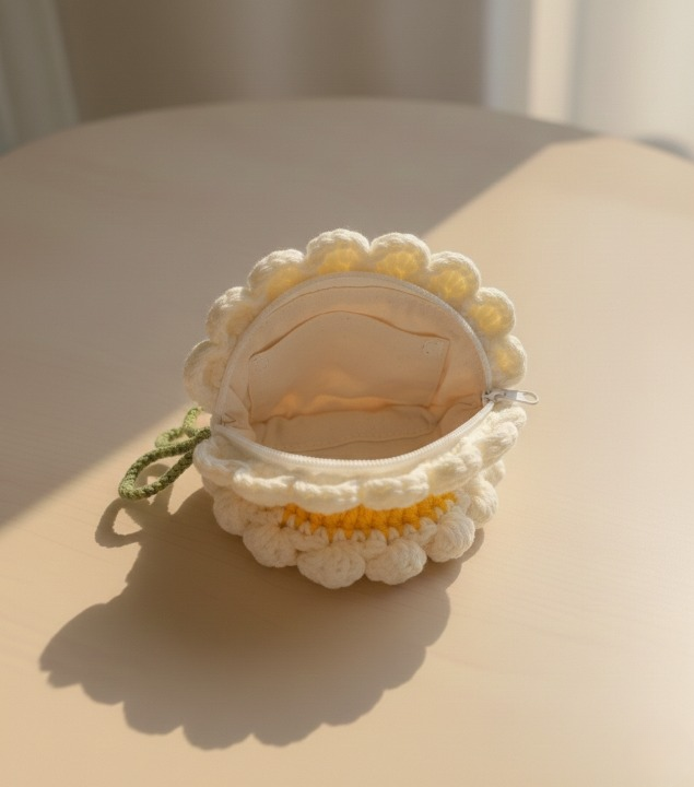 Daisy Flower Crochet Bag Pattern PDF | Crochet Flower Purse Pattern | Digital Download