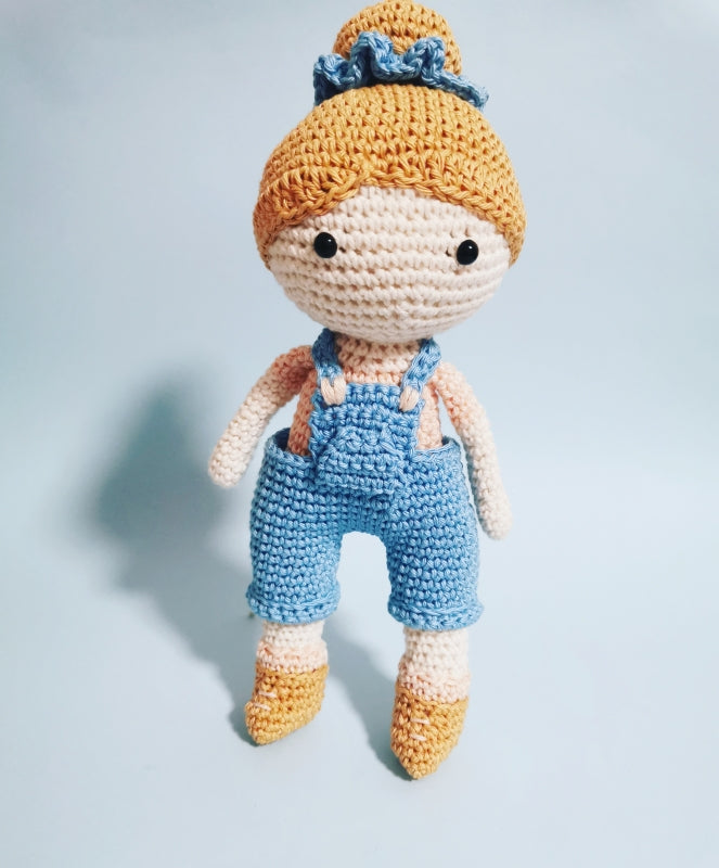 Crochet Doll Pattern PDF | Hazel Little Doll Amigurumi Pattern | Digital Download